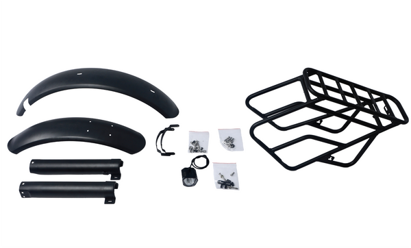 Atlas Accessories Set-Rear rack, fenders and Front light